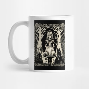 Alice in Wonderland: A Dark Gothic Punk Adventure Mug